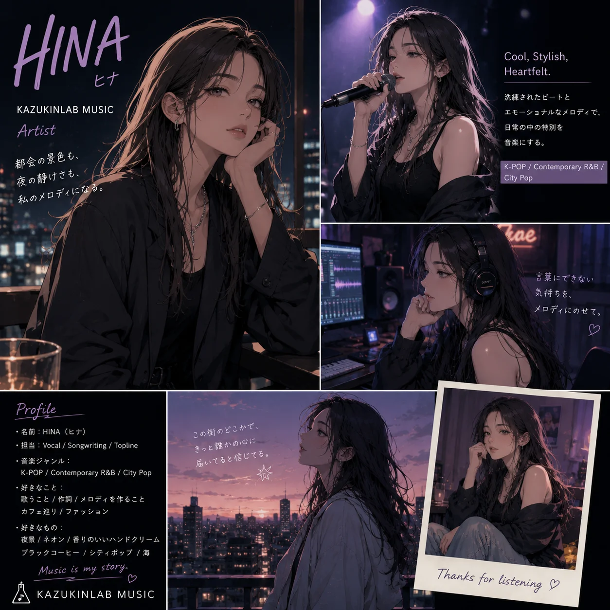 KAZUKINLAB MUSIC artist HINA