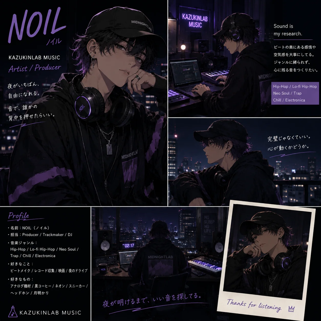 KAZUKINLAB MUSIC artist NOIL