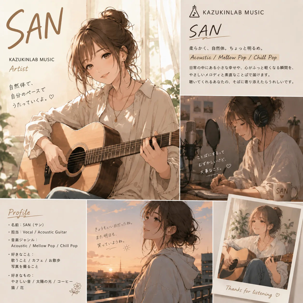 KAZUKINLAB MUSIC artist SAN